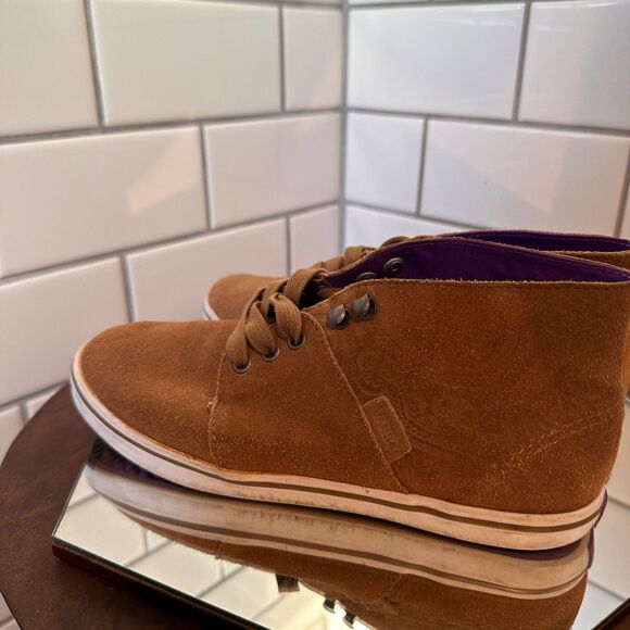 Vans leather chukka sneakers women’s Size 6 - Picture 2 of 6